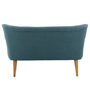 2-Sitzer Sofa Bumberry mit Armlehnen Bouclé Stoff Nola: Blau