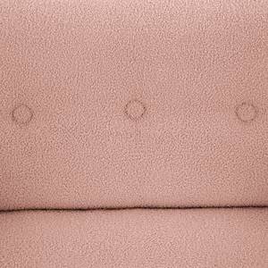 2-Sitzer Sofa Bumberry mit Armlehnen Bouclé Stoff Nola: Rosa