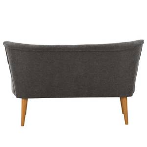 2-Sitzer Sofa Bumberry mit Armlehnen Webstoff Scara: Dunkelgrau