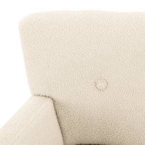 2-Sitzer Sofa Bumberry mit Armlehnen Bouclé Stoff Nola: Creme