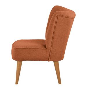 Fauteuil Bumberry Tissu Bouclé Nola: Rouille