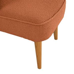 Fauteuil Bumberry Tissu Bouclé Nola: Rouille