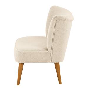 2-Sitzer Sofa Bumberry Bouclé Stoff Nola: Creme