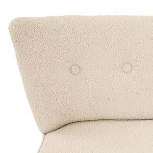 2-Sitzer Sofa Bumberry Bouclé Stoff Nola: Creme