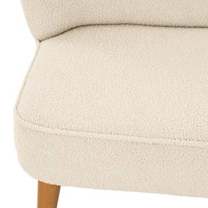 2-Sitzer Sofa Bumberry Bouclé Stoff Nola: Creme