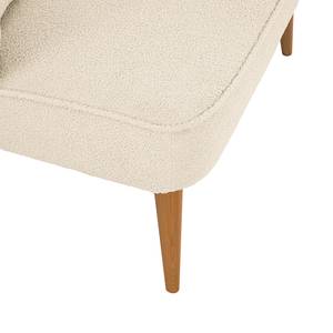 2-Sitzer Sofa Bumberry Bouclé Stoff Nola: Creme