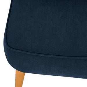 Fauteuil Bumberry Geweven stof Scara: Marineblauw