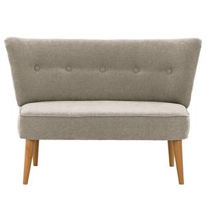 2-Sitzer Sofa Bumberry Webstoff Scara: Silber