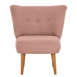 Fauteuil Bumberry Tissu Bouclé Nola: Rose