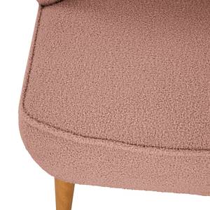 Sessel Bumberry Bouclé Stoff Nola: Rosa