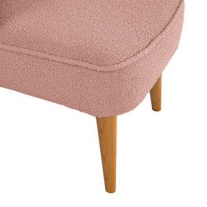 Sessel Bumberry Bouclé Stoff Nola: Rosa