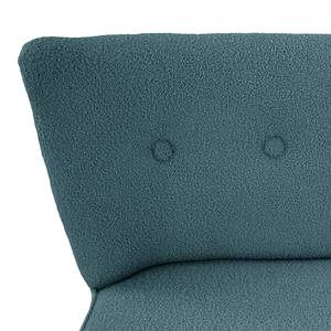 2-Sitzer Sofa Bumberry Bouclé Stoff Nola: Blau