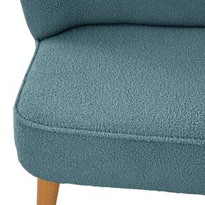 2-Sitzer Sofa Bumberry Bouclé Stoff Nola: Blau