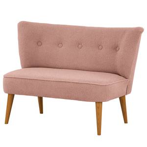 2-Sitzer Sofa Bumberry Bouclé Stoff Nola: Rosa