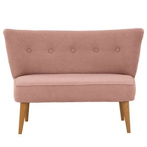 2-Sitzer Sofa Bumberry Bouclé Stoff Nola: Rosa