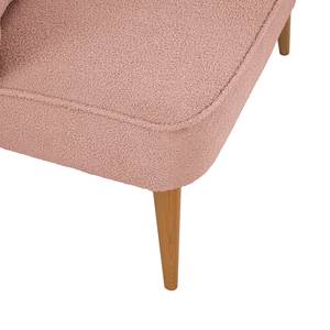 2-Sitzer Sofa Bumberry Bouclé Stoff Nola: Rosa