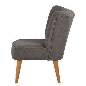 Fauteuil Bumberry Tissu Bouclé Nola: Gris foncé