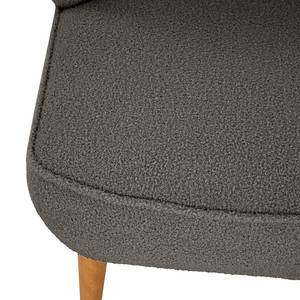 Fauteuil Bumberry Tissu Bouclé Nola: Gris foncé