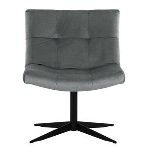 Fauteuil Mandes Microfibre Faria: Gris foncé