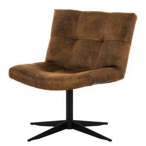 Fauteuil Mandes Microvezel Afua: Bruin