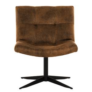 Fauteuil Mandes Microvezel Afua: Bruin