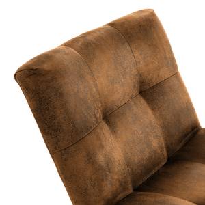 Fauteuil Mandes Microvezel Afua: Bruin