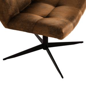 Fauteuil Mandes Microvezel Afua: Bruin