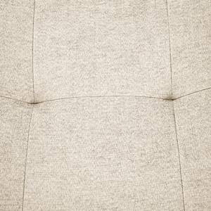 Gestoffeerde hocker Mandes Platweefsel Tora: Beige