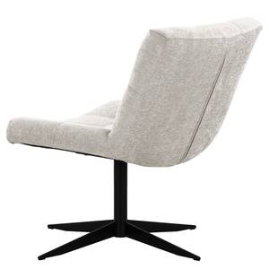 Fauteuil Mandes Tissu Tora: Gris minéral