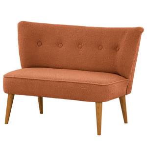 2-Sitzer Sofa Bumberry Bouclé Stoff Nola: Rost