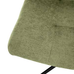 Fauteuil Mandes Platweefsel Tora: Mosgroen