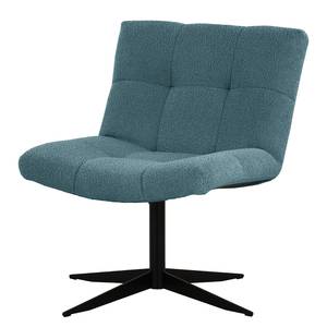 Fauteuil Mandes Tissu Bouclé Nola: bleu