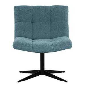 Fauteuil Mandes Tissu Bouclé Nola: bleu