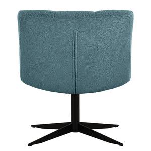 Sessel Mandes Bouclé Stoff Nola: Blau