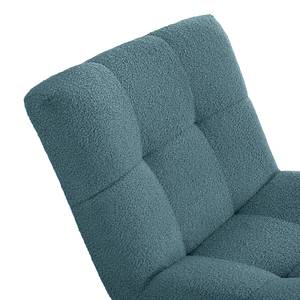 Fauteuil Mandes Tissu Bouclé Nola: bleu