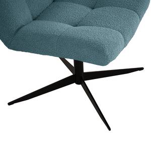 Fauteuil Mandes Bouclé Stof Nola: Blauw