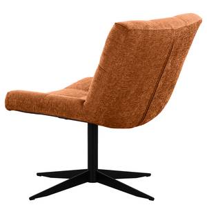 Fauteuil Mandes Tissu Tora: Marron rouille