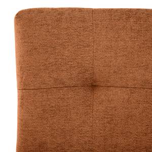 Fauteuil Mandes Tissu Tora: Marron rouille