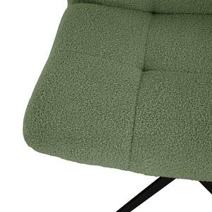 Fauteuil Mandes Tissu Bouclé Nola: Vert vieilli