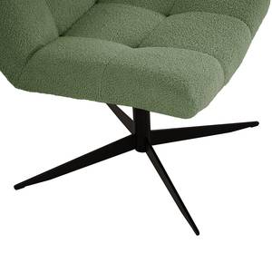 Fauteuil Mandes Tissu Bouclé Nola: Vert vieilli