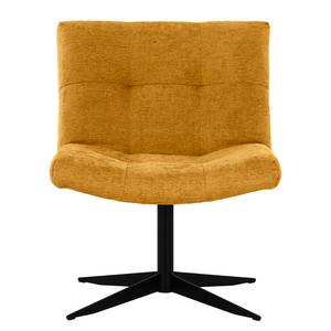 Fauteuil Mandes Tissu Tora: Jaune moutarde