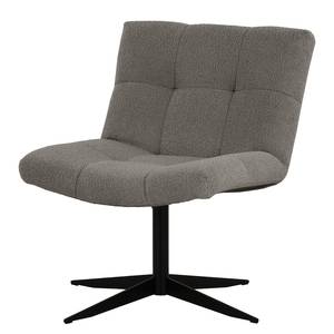 Fauteuil Mandes Bouclé Stof Nola: Donkergrijs