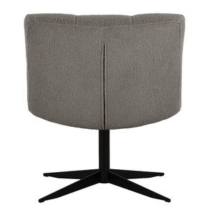 Fauteuil Mandes Bouclé Stof Nola: Donkergrijs