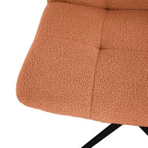 Fauteuil Mandes Bouclé Stof Nola: Roest