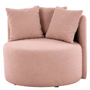 Fauteuil Lopala Tissu Bouclé Nola: Rose