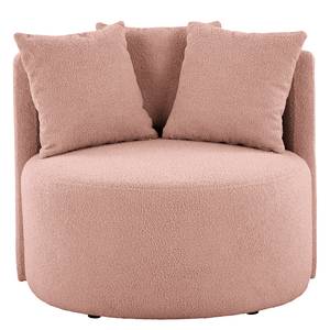 Fauteuil Lopala Tissu Bouclé Nola: Rose