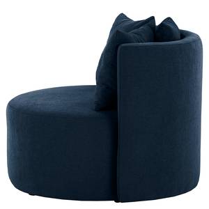 Fauteuil Lopala Geweven stof Scara: Marineblauw