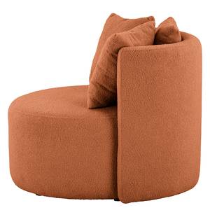 Fauteuil Lopala Tissu Bouclé Nola: Rouille