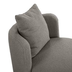 Fauteuil Pasao Bouclé Stof Nola: Donkergrijs