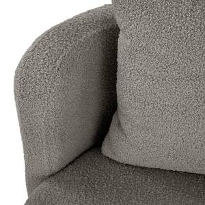 Fauteuil Pasao Bouclé Stof Nola: Donkergrijs